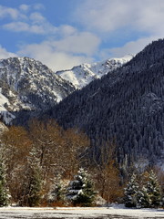 Issyk river, Almaty, Kazakhstan