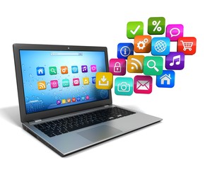 mobility and media concept 3d illustration