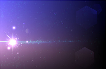 Obraz premium Cosmos big bang realistic vector illustration. Milckyway , stars , space background for web or print.