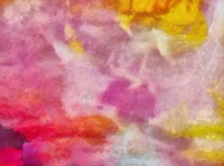 Hand drawing in oil abstraction. Grunge texture background. Vintage design pattern. Creative wallpaper. Watercolor mixed art. Dry massive splashes of paint on canvas. Detailed close up brush strokes. 