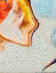 Hand drawing in oil abstraction. Grunge texture background. Vintage design pattern. Creative wallpaper. Watercolor mixed art. Dry massive splashes of paint on canvas. Detailed close up brush strokes. 