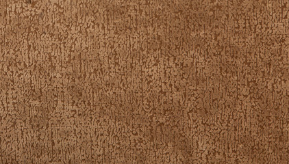 Closeup detail of brown fabric texture background