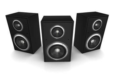 Obraz premium ilustracja koncepcja głośnika