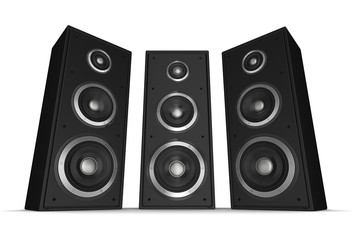Fototapeta premium speaker concept 3d illustration