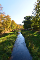 Fluss Altefeld in Bad Salzschlirf