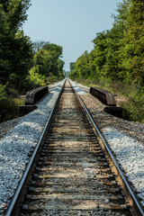 Fototapeta premium summer rails