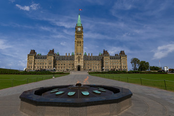 Fire and Power - Canada Parliament Building in Ottawa