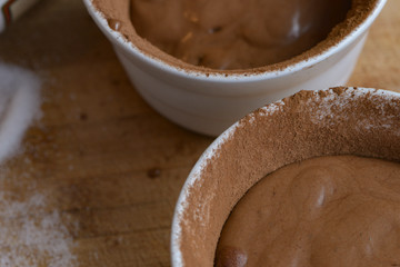 Chocolate filled ramkins