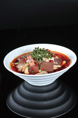 Boil the loach in spicy red oil