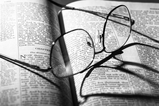 Glasses on Open Bilbe