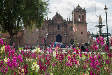 Streets in the city centre of Cusco, Perù.