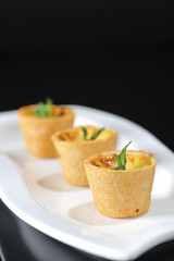 Portuguese egg tart pastry