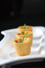 Portuguese egg tart pastry