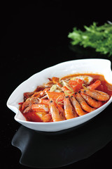 Tom Yam Gong Seafood stewed