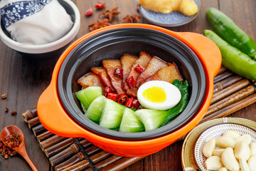 Bacon soup rice