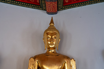 statue of golden buddha in bangkok thailand