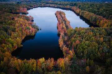Aerial of Plainsboro Preserve New jersey