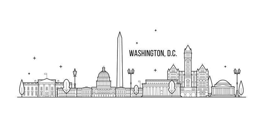 Washington Dc Skyline Silhouette Images – Browse 3,536 Stock Photos,  Vectors, and Video | Adobe Stock