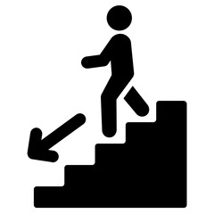 stairs vector icon