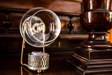 copa vino madera