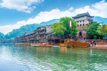 Naklejka premium Phoenix Town, Hunan, China..