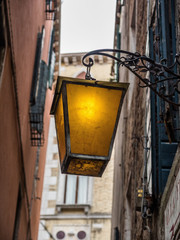 Fototapeta na wymiar Street lamp in Venice