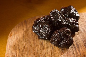 Prune, dried plums fruits