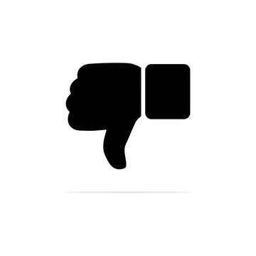 Hand dislike icon. Vector concept illustration for design.
