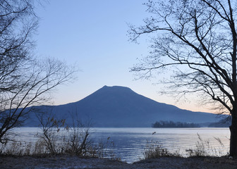 阿寒湖の朝