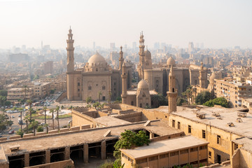 Mosques in Cairo city of Egypt landscape at day - 229860888