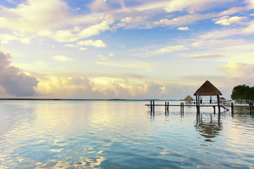 Dock at the lagoon © Guajillo studio
