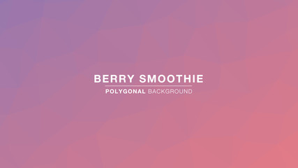 Berry Smoothie Polygonal