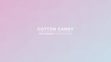 Cotton Candy Polygonal
