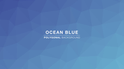 Ocean Blue Polygonal