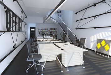 modern office interior.