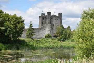 Trim Castle and River Boyne, Ireland