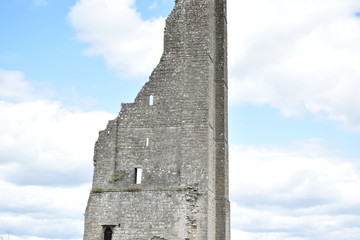 Tower in Ruins near Trim Castle, Ireland