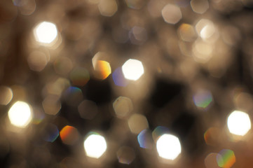 Bokeh shiny elegant chandelier, Abstract background