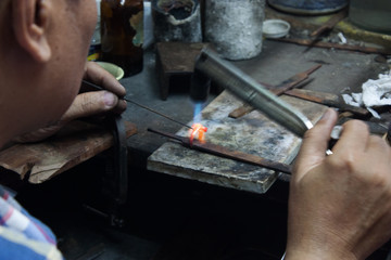 Professional work in Sukhothai province in Thailand