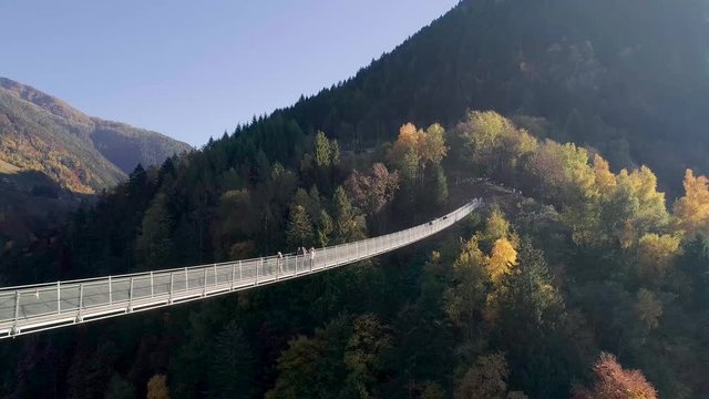Aerial 4K - Ponte nel Cielo - Valtartano - Valtellina (IT) 