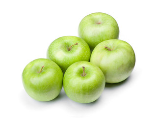 Group of green apples