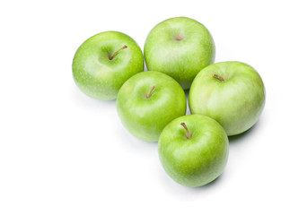 Group of green apples