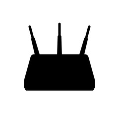 Wireless router with antennas