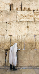 prayer in the Wailing Wall