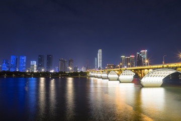 night scene of changsha