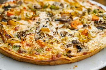 Delicious Pizza Background