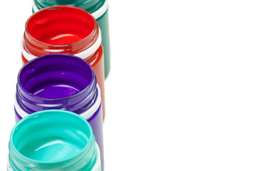 plastic Paint bottles for art