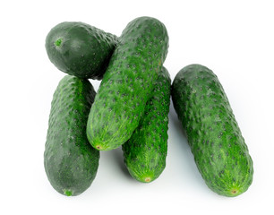 cucumber isolated on white background