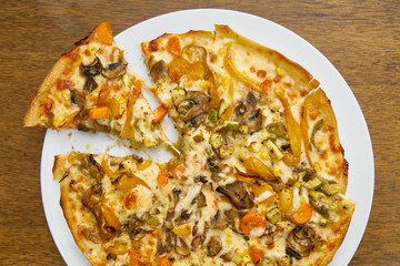 Delicious Pizza Background