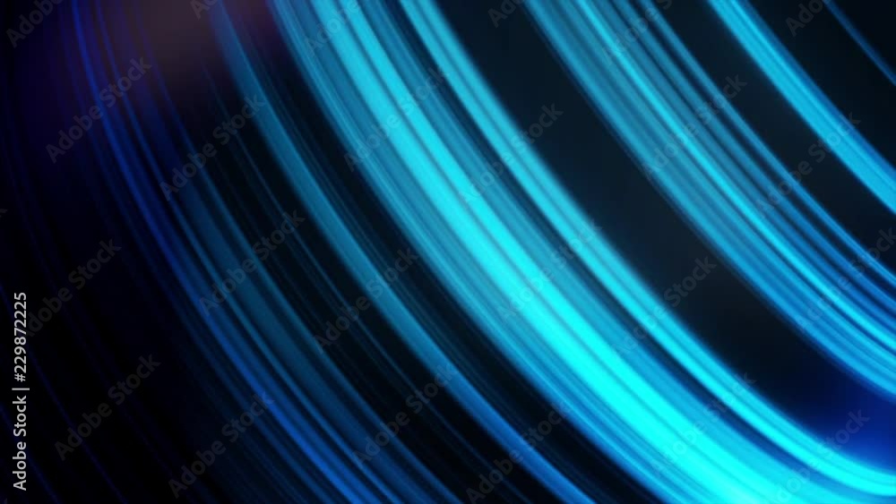 Poster abstract background with animation of rotation circles and rings with light rays and glow. abstract 